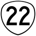 icon of highway sign OR 22