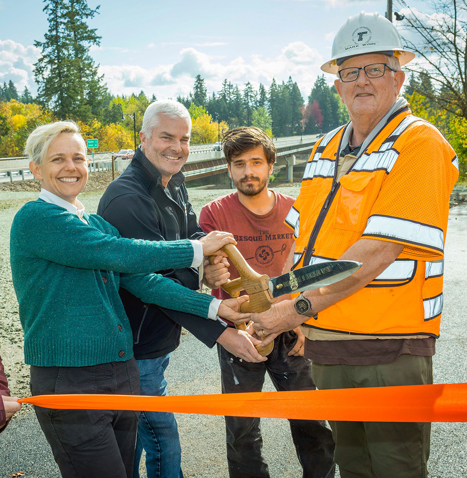 OR 18 Spur Bridge Ribbon Cutting