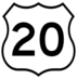 Highway 20 icon