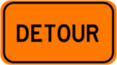 detour sign