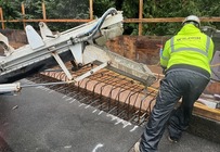 Repairs on Necarney Creek Bridge