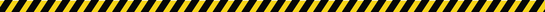 Caution tape divider banner