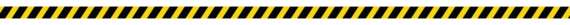 Caution tape divider with space banner