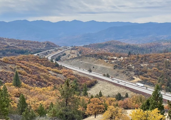 Interstate 5 bisects the Mariposa Preserve in the Cascade-Siskiyou National Monument.