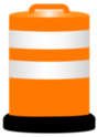 icon of traffic barrel