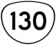 OR 130 highway sign icon