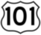 Icon of U.S. 101 highway sign