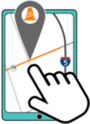 interactive map icon