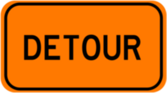 Detour sign