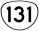 OR 131 highway sign icon