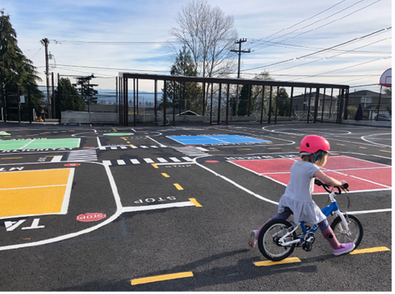 Example of a Traffic Garden. 