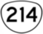 OR 214 sign