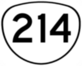OR 214 sign