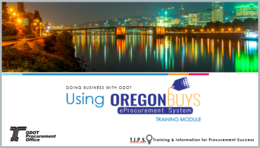 Using OregonBuys Module Image
