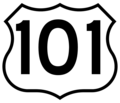 Icon of U.S. 101 highway sign