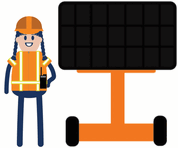 Road closed ahead, use caution flashing message board gif