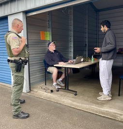 Law enforcement and CCD talk to household goods movers