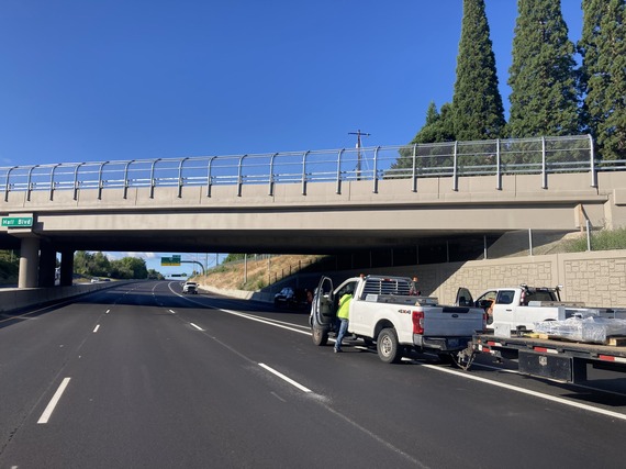 OR 217 southbound newly paved