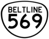 OR 569 Beltline sign