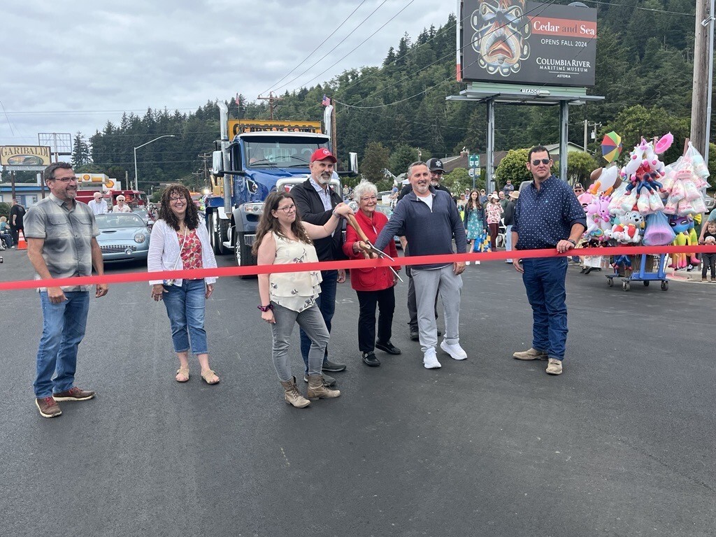 City of Garibaldi's ribbon cutting