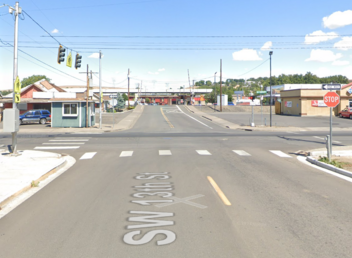 SW Emigrant and SW 13th looking north