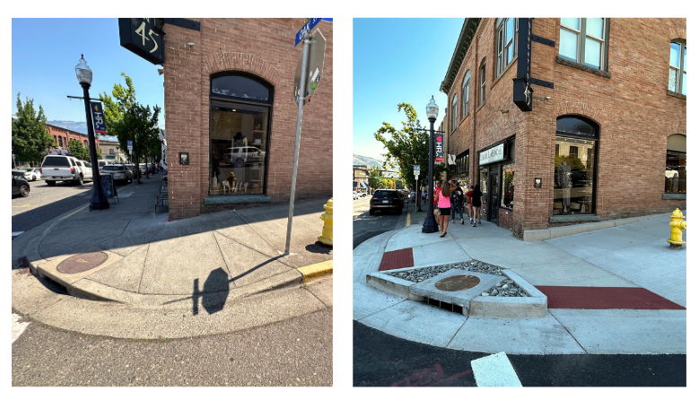 ADA Curb Ramp at Oak and 3rd Street