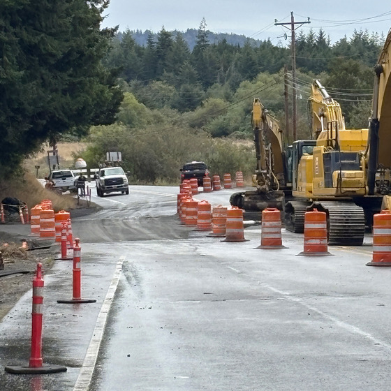 U.S. 101 now open at Bearhead Mountain Lane