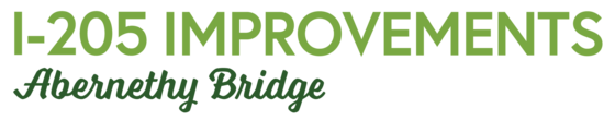 I-205 Improvements, Abernethy Bridge logo