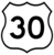 U.S. 30 highway icon
