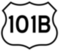 U.S. 101B highway sign icon