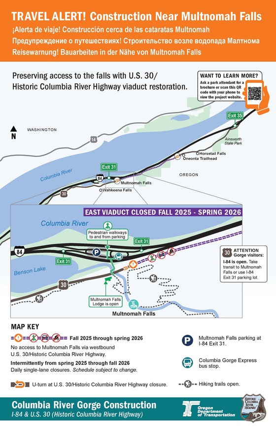 East Viaduct Closure Poster