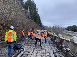 East Viaduct Deck Pour