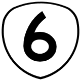 OR 6 highway icon