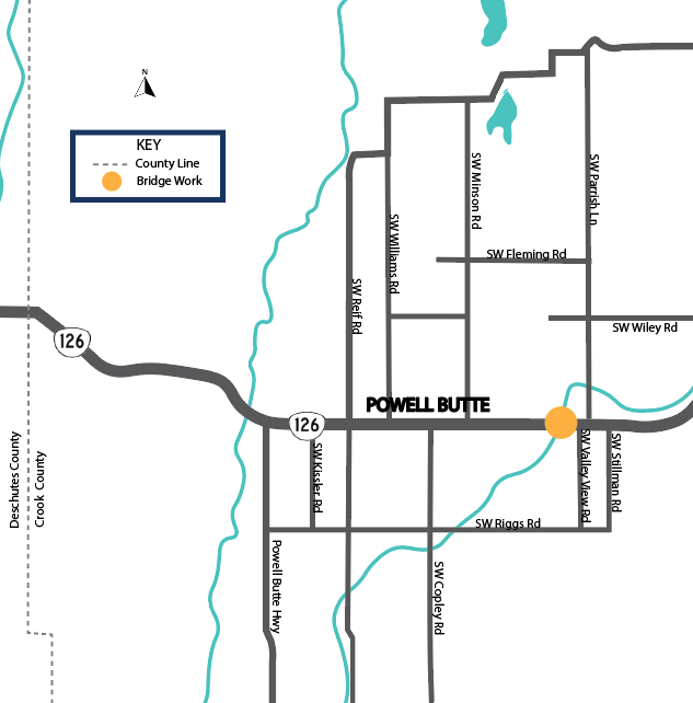 Map of bridge location