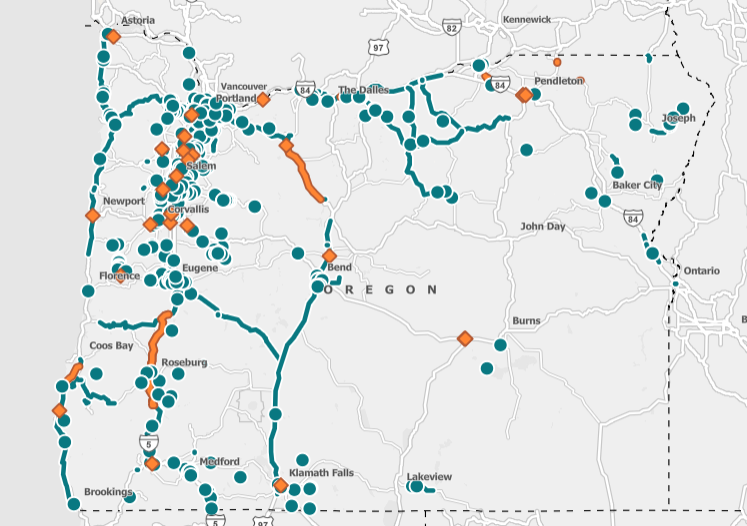 Image of the interactive STIP map