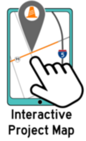 Interactive map icon