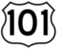 U.S. 101 highway sign
