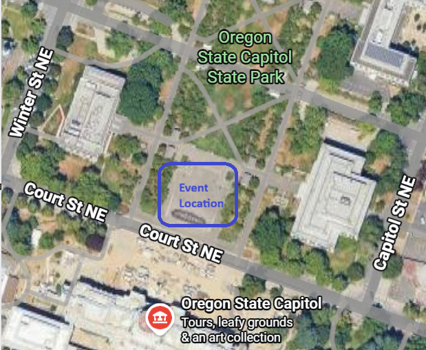 Oregon State Capital State Park Location for June 11 event