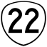 OR 22 highway sign