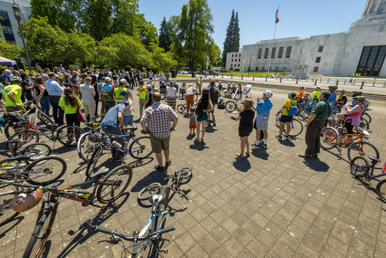 Bike Bill Anniversary event at the capital