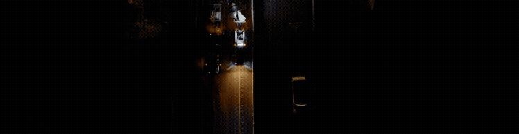 Gif showing aerial view of I-5 work zone during old Battle Creek Road Bridge removal