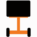 Road work use caution message board gif