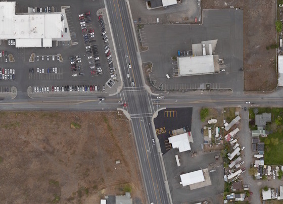 U.S. 395 and Punkin Center intersection