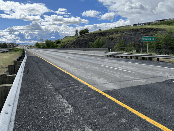 Umatilla River Bridge on I-84 near Pendleton