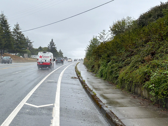 U.S. 101 south of Chetco River Bridge