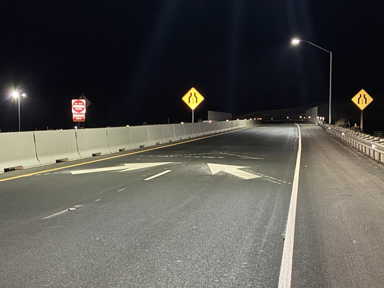 Zipper merge on Oregon 42