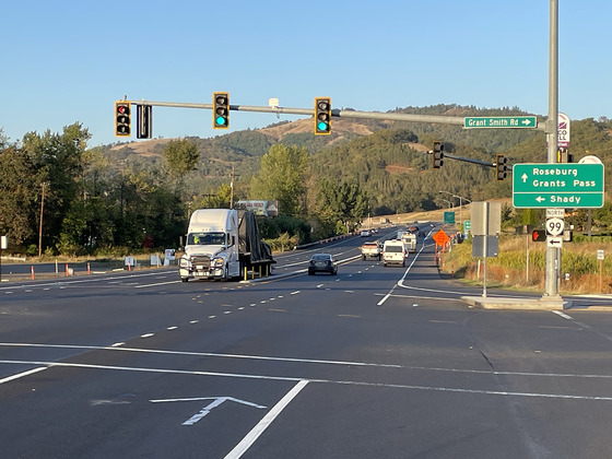 Oregon 42 at Grant Smith Road