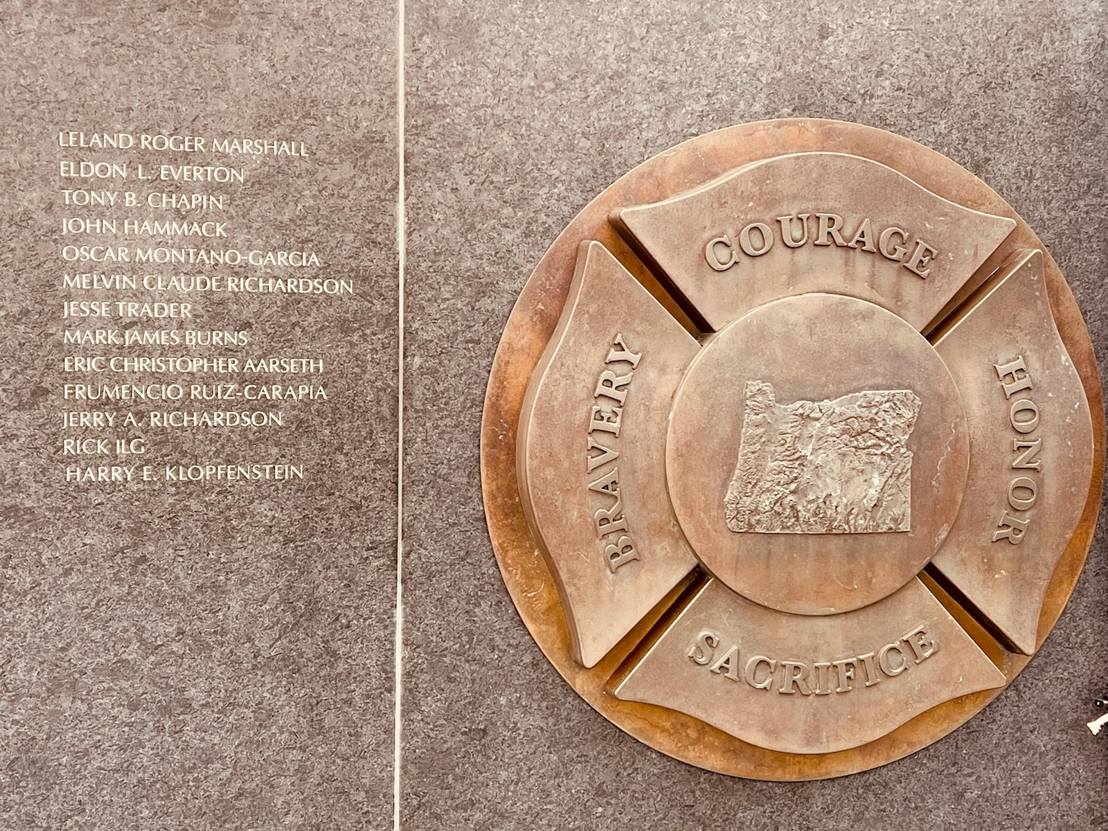 Oregon Fallen Fire Fighter’s Memorial Hosts Engraving Day