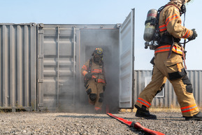 Salem Fire on DPSST Campus
