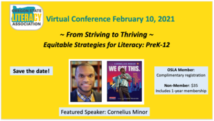 Oregon State Literacy Association Winter Conference Flyer